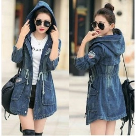 Baju Korea Jkt Lerose Vb Denim