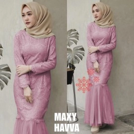 Baju Wanita Maxi Havva Vs Dusty