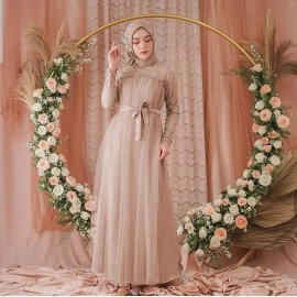 Baju Wanita Hj Maxi Mikayla Ra Mocca