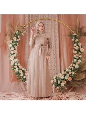 Baju Wanita Hj Maxi Mikayla Ra Mocca