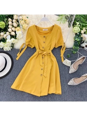Baju Wanita Drs Verda Hs Mustard