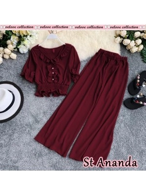 Baju Wanita St Ananda Vl Maroon