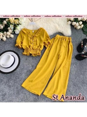 Baju Wanita St Ananda Vl Mustard