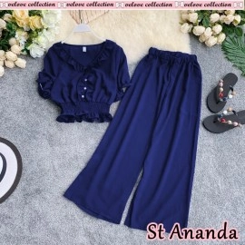 Baju Wanita St Ananda Vl Navy