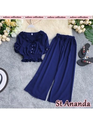 Baju Wanita St Ananda Vl Navy