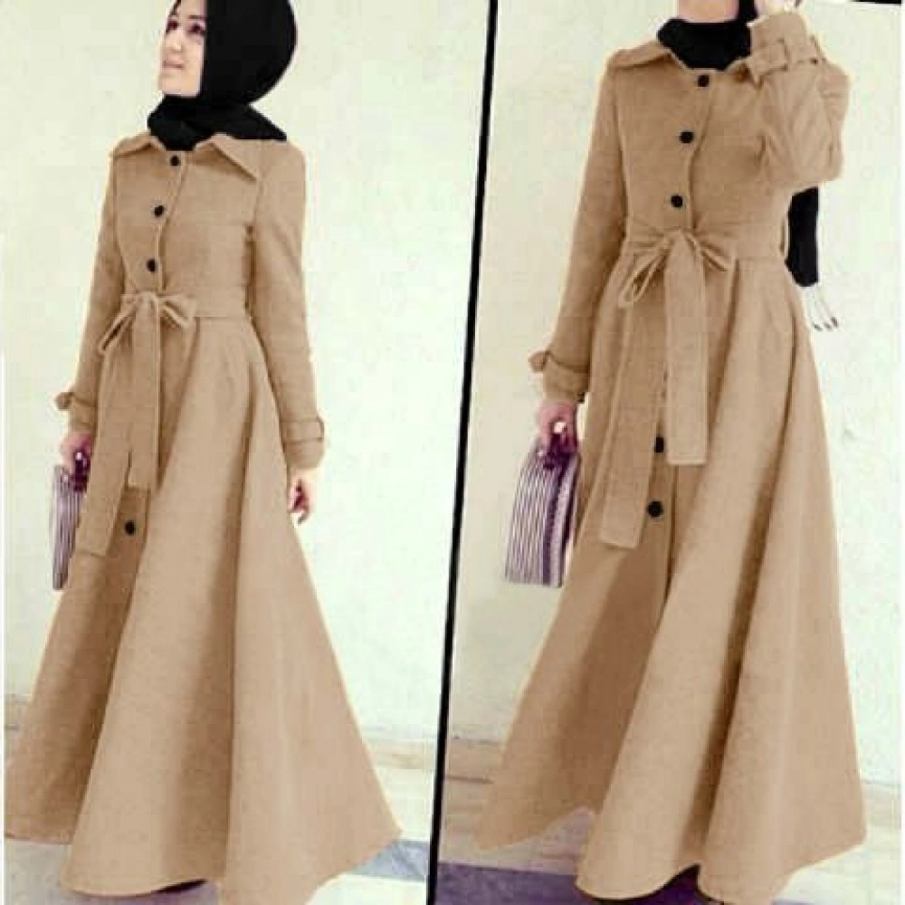 Baju Wanita Long Coat Abudhabi Rw Coksu