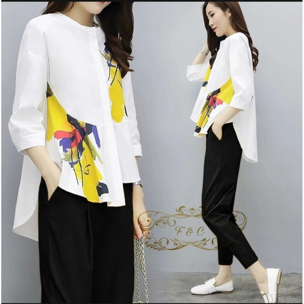 Baju Korea St Beatrice Ff Hitam