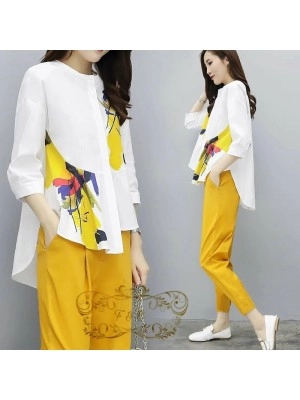 Baju Korea St Beatrice Ff Mustard