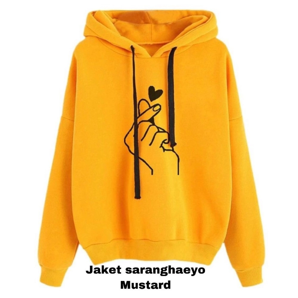 Baju Korea Jumbo Sw Sarangheyo Su Mustard
