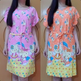 Baju Korea Drs Batwing Kitty