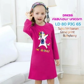 Baju Anak Kd Tunik Unicorn 043 Fanta