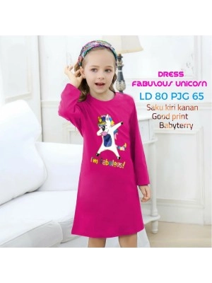 Baju Anak Kd Tunik Unicorn 043 Fanta