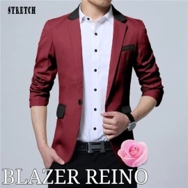 Baju Pria Blazer Reino Mb Maroon