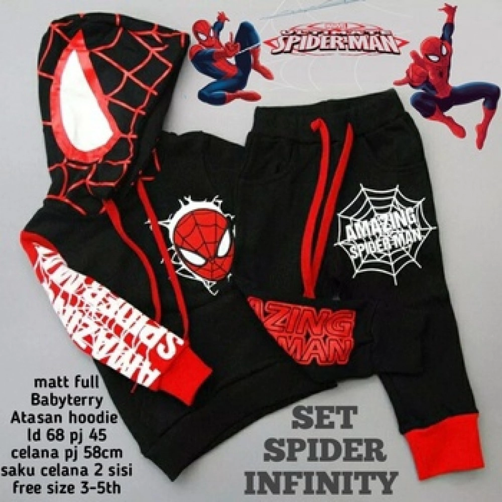 Baju Anak Kd St Infinity Spider Ga Black Baju Anak Kd St Infinity Spider Ga Black