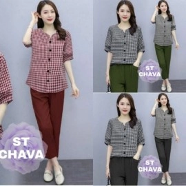 Baju Wanita St Chava Kotak Rd