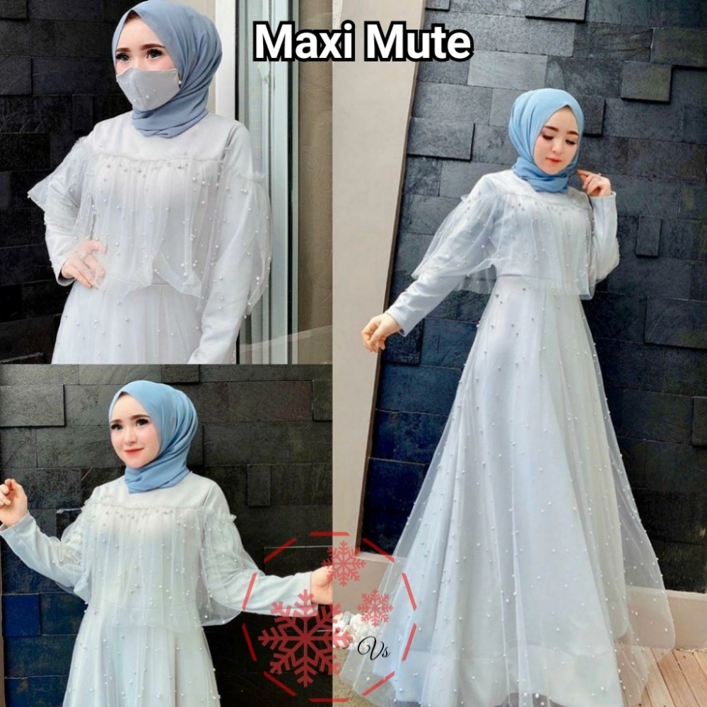 Baju Wanita Hj Maxi Mute Vs Abu