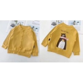 Baju Anak Kd Jkt Beruang Sm Mustard