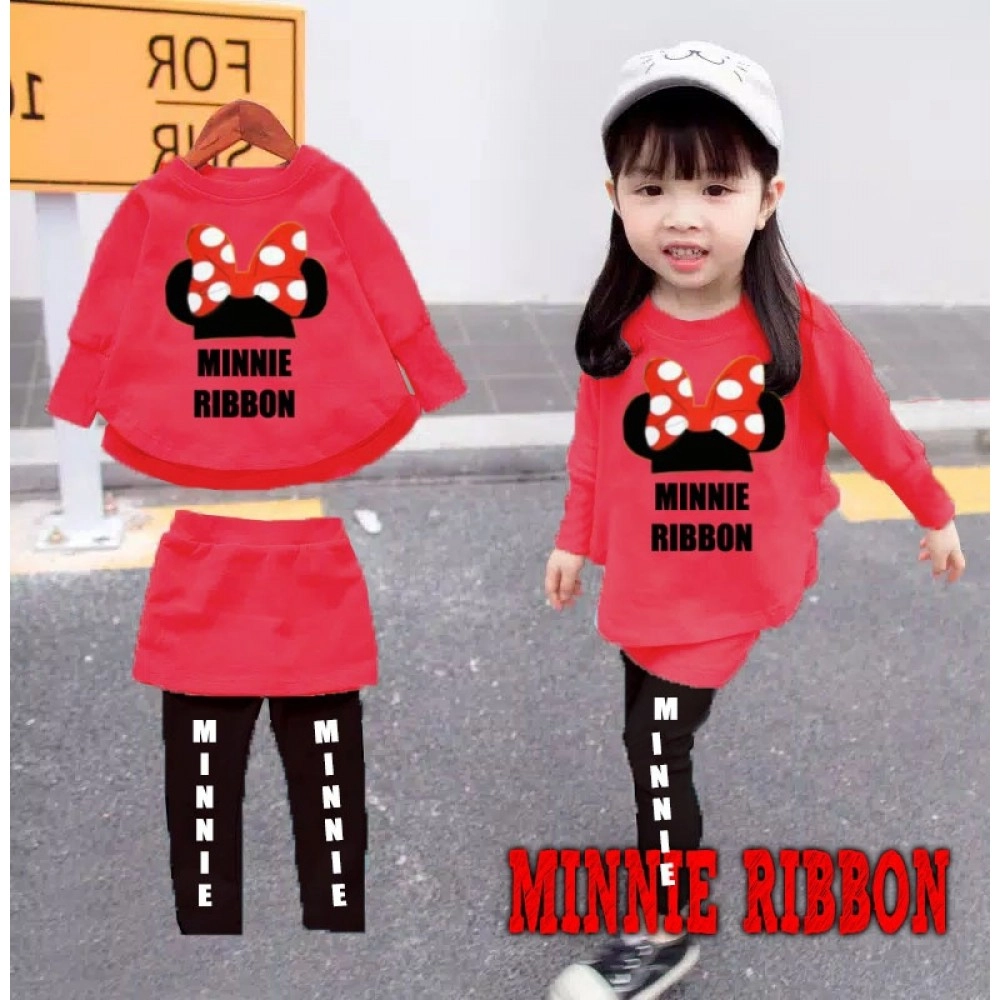 Baju Anak Kd St Minnie Rok Celana Sl