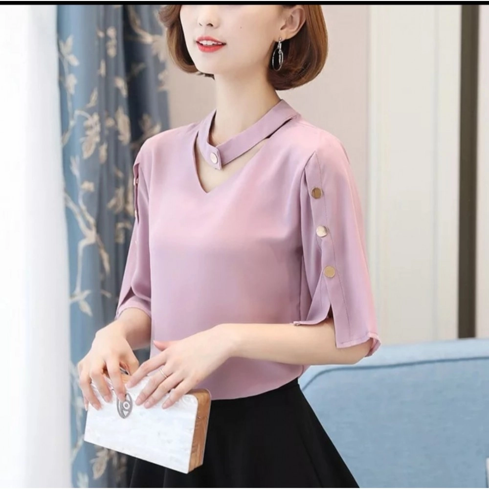 Baju Wanita Blouse Evelyn Dusty