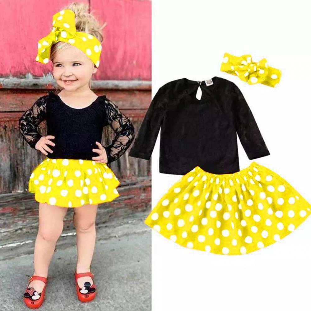 Baju Anak Kd St Polkana Ks Kuning