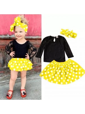 Baju Anak Kd St Polkana Ks Kuning