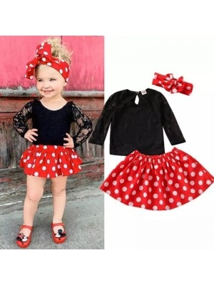 Baju Anak Kd St Polkana Ks Merah