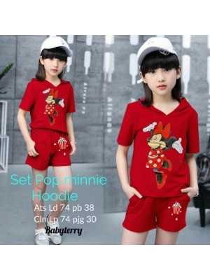 Baju Anak Kd St Minnie Hoodie 184 Ga Maroon