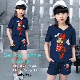 Baju Anak Kd St Minnie Hoodie 184 Ga Navy
