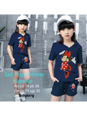 Baju Anak Kd St Minnie Hoodie 184 Ga Navy