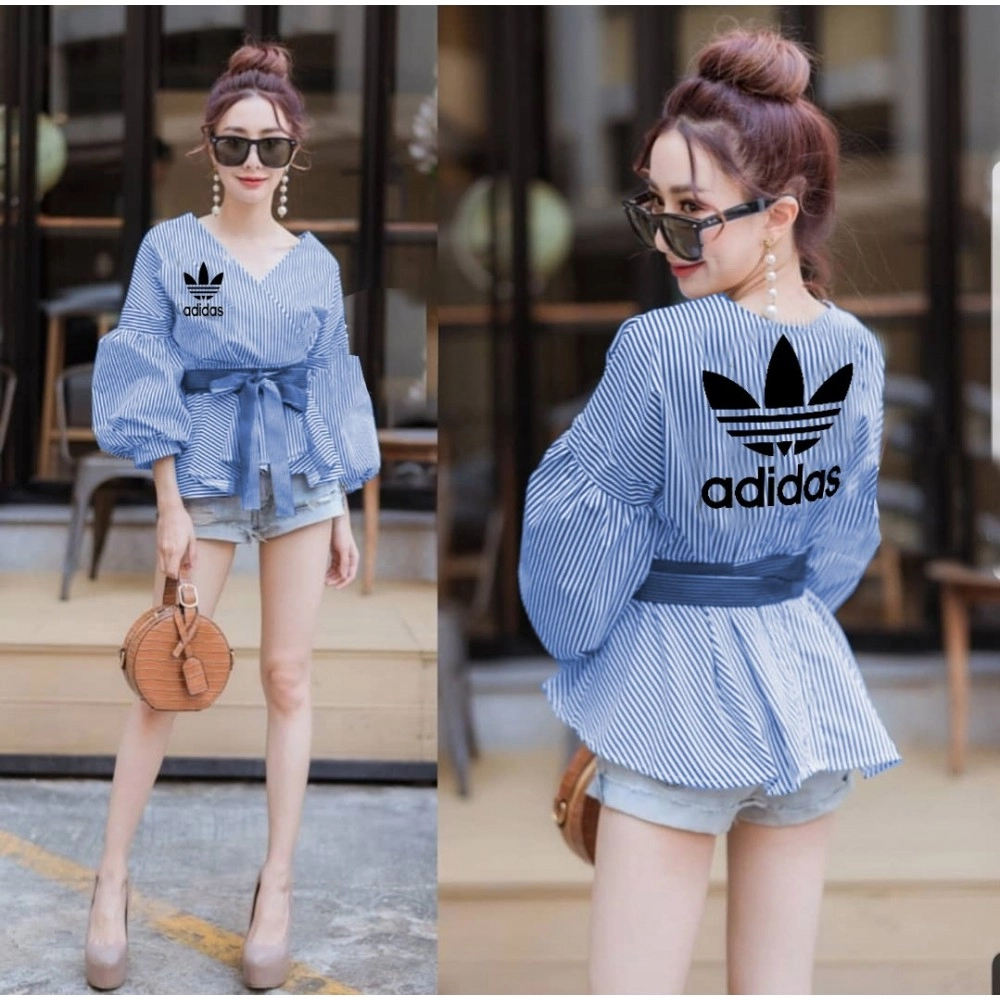 Baju Wanita Blouse Adasi Hn Blue