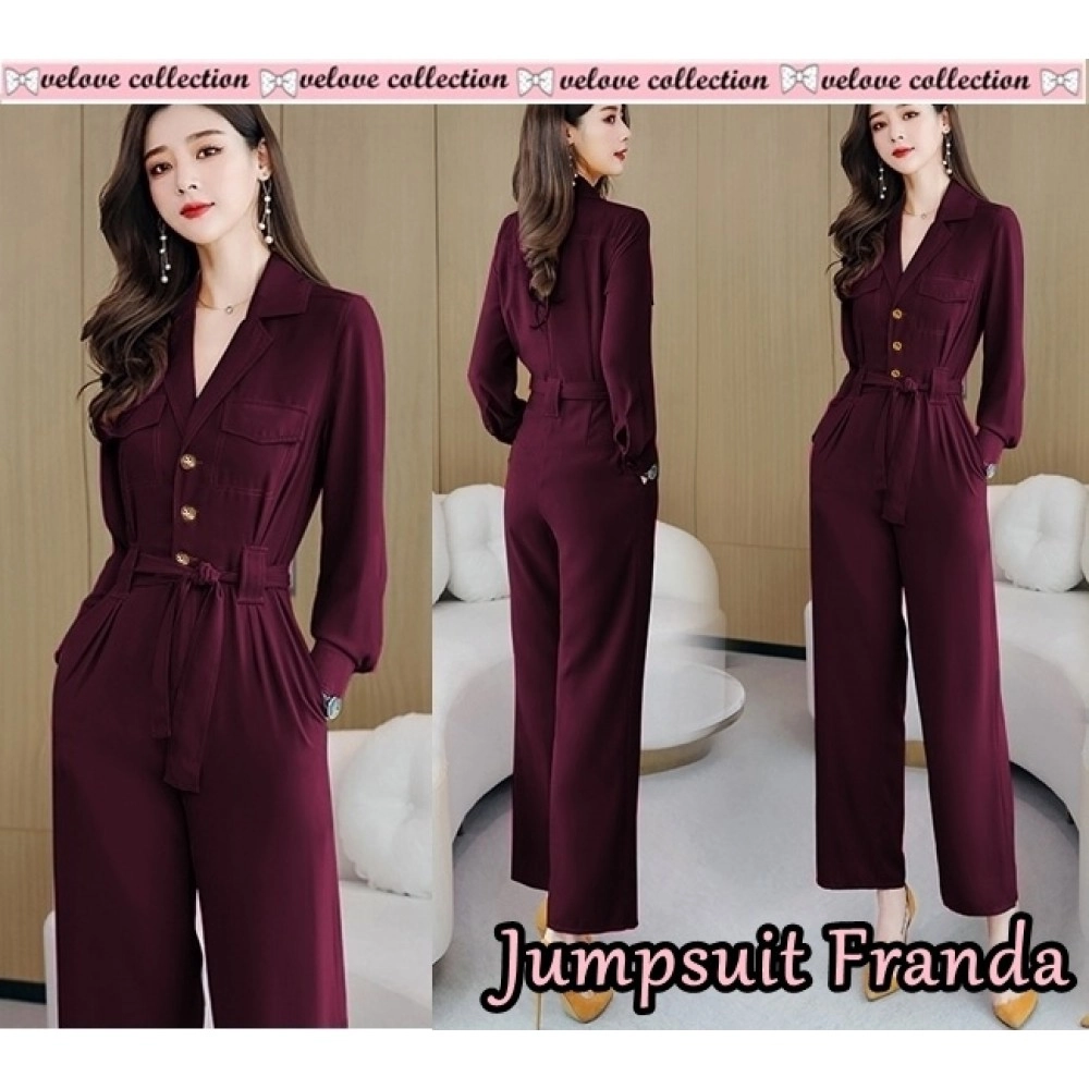 Baju Wanita Js Franda Vl Maroon