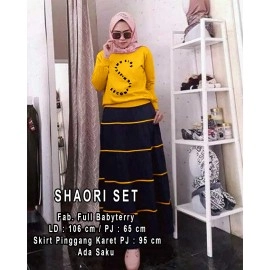 Baju Korea St Shaorila Us Mustard