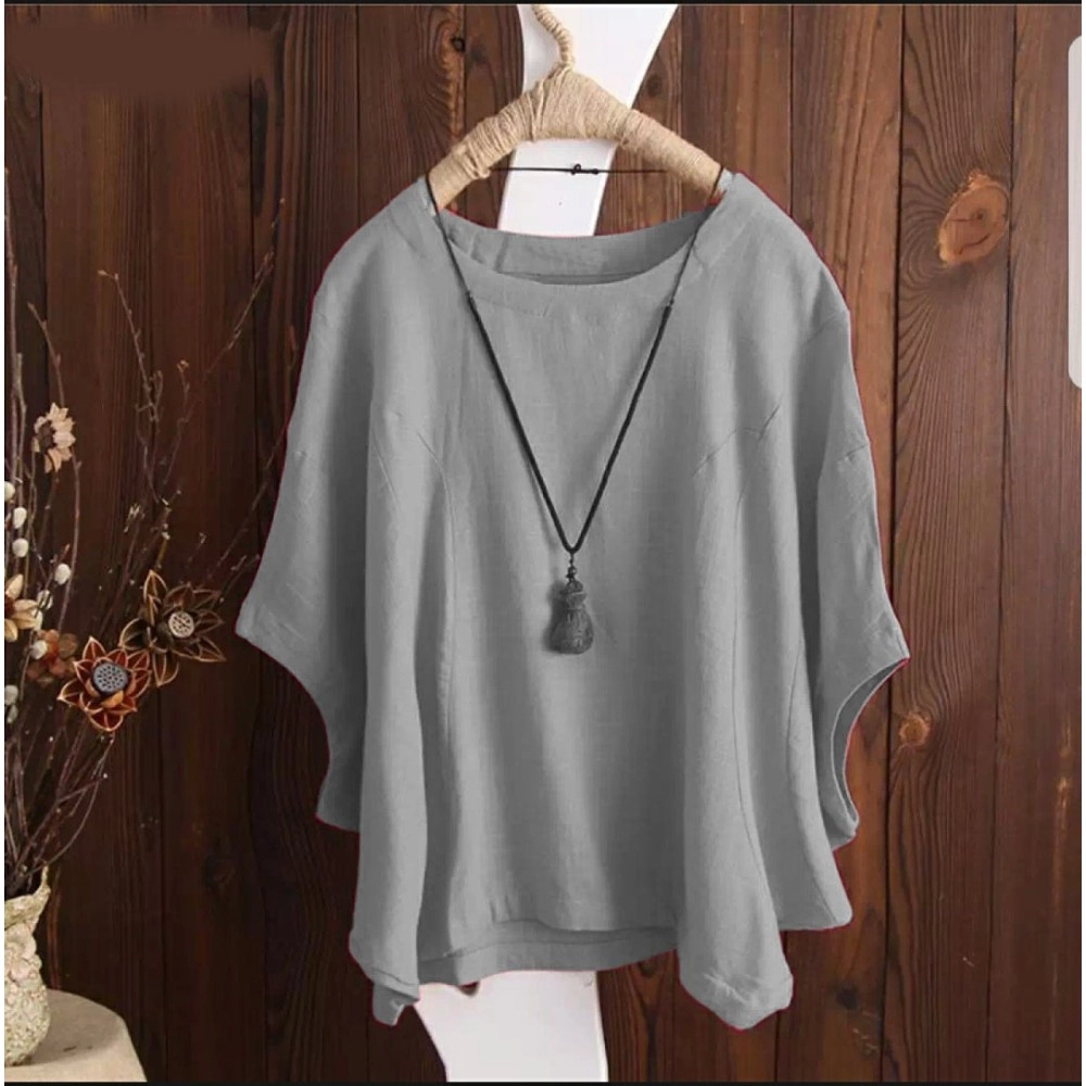 Baju Korea Jumbo Top Batwing Sm Abu