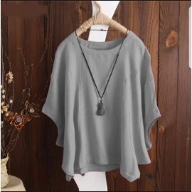Baju Korea Jumbo Top Batwing Sm Abu