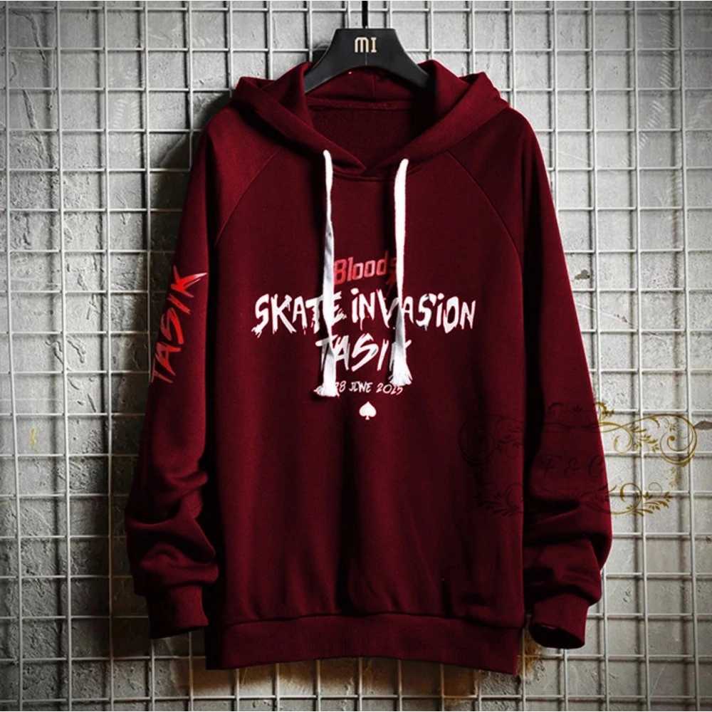 Baju Pria Sw Skate Ff Maroon