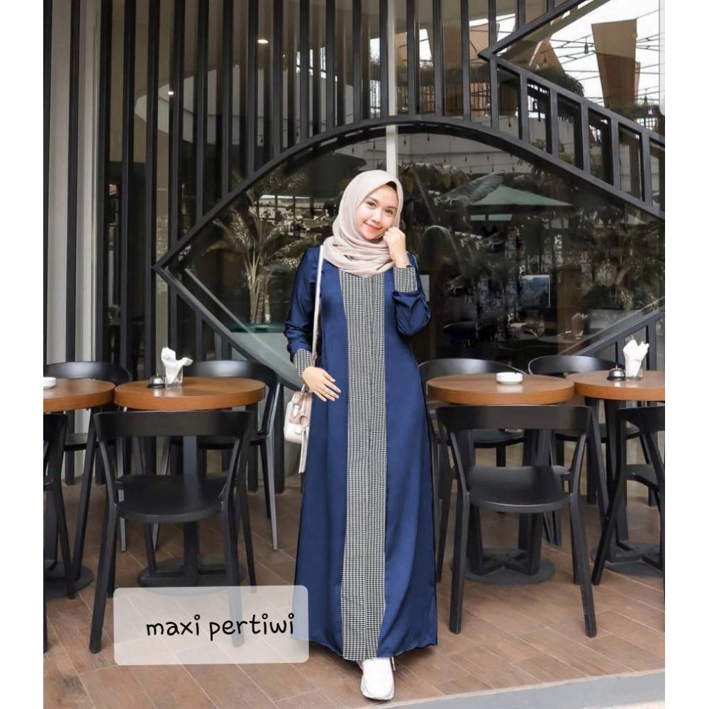 Baju Korea Hj Maxi Pertiwi Ra Navy Baju Korea Hj Maxi Pertiwi Ra Navy