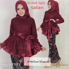 Baju Korea St Kb Premium Kinanti Ra Maroon