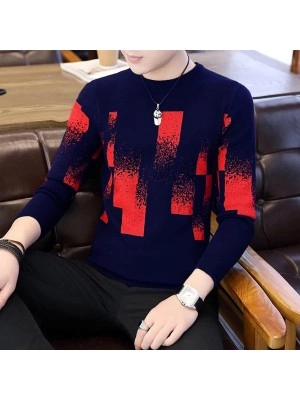 Baju Pria Top Man Felipo Cs Navy Merah