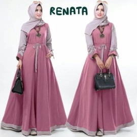 Baju Korea Hj Maxi Renata Ij Dusty