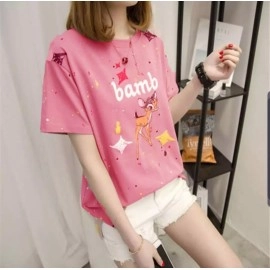 Baju Korea Blouse Bamb Sm Pink
