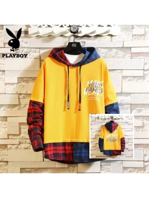 Baju Pria Sw Man Hoodie Heart Cs Kuning