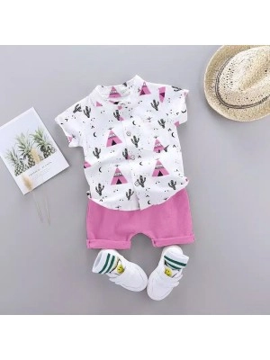 Baju Anak Kd St Camping Sl Pink