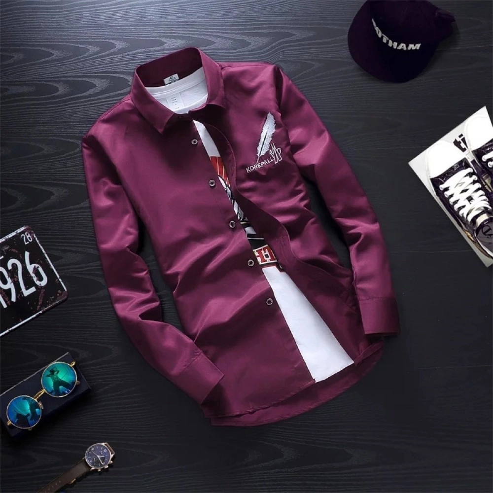 Baju Pria Kmj Man Korepall Cs Maroon