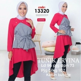 Baju Korea Tunik Drs Ervina Ga Fanta