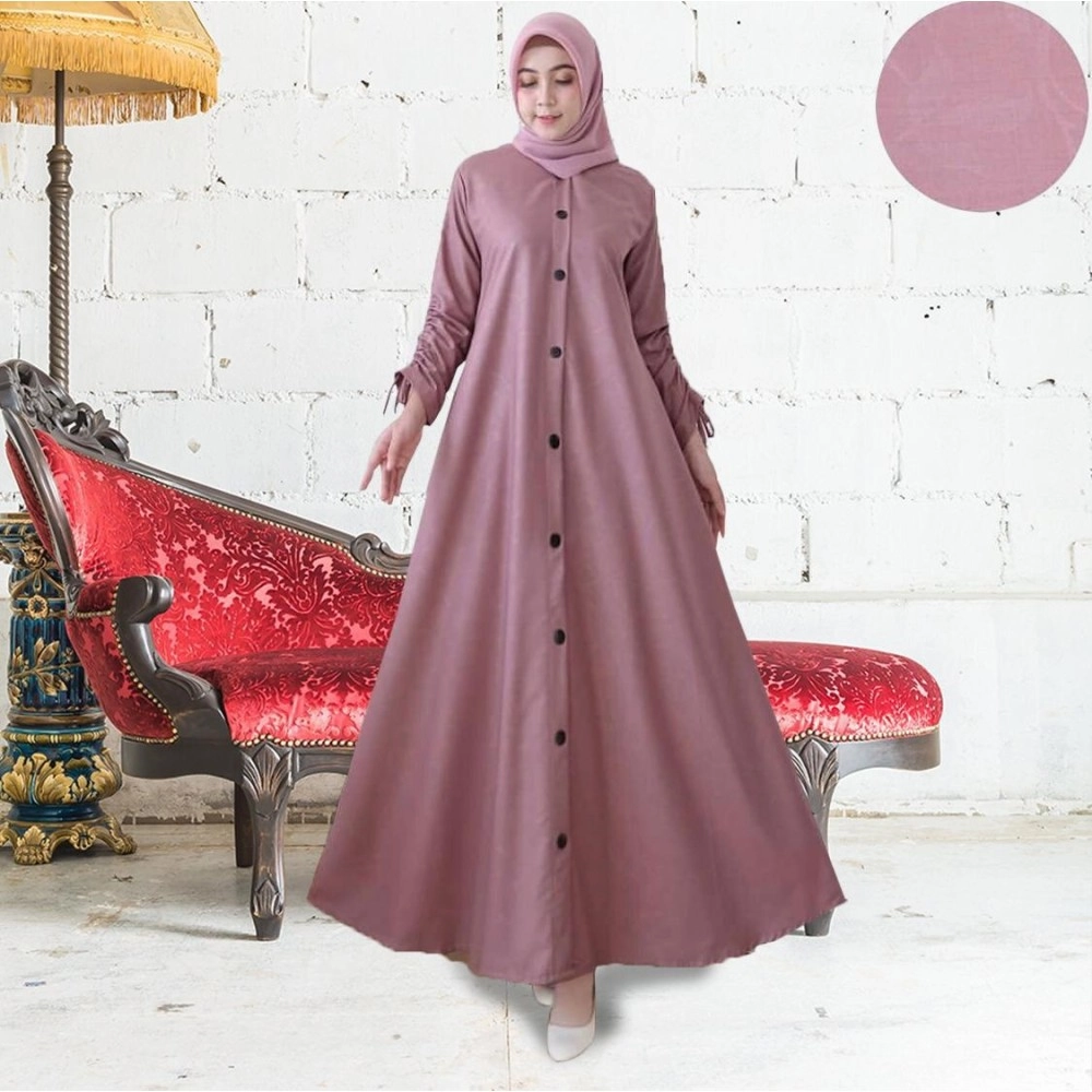 Baju Korea Hj Maxi Jamiaembos Fosi Dusty Baju Korea Hj Maxi Jamiaembos Fosi Dusty