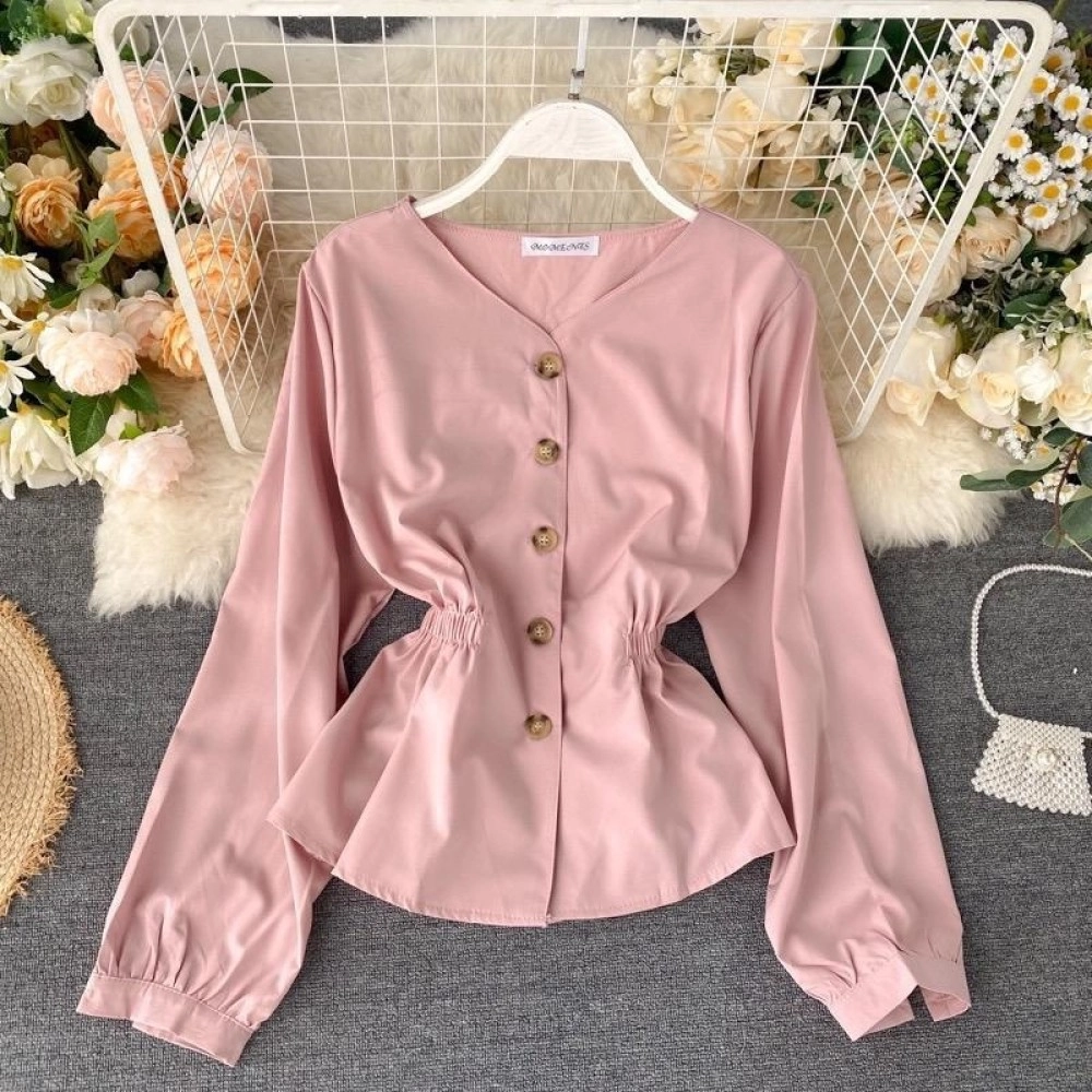 Baju Wanita Blouse Sherly Oz Pink
