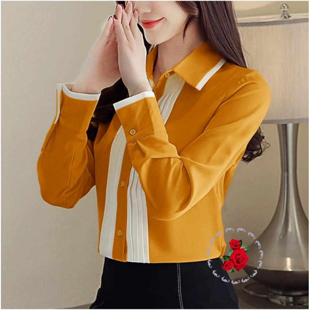 Baju Wanita Blouse Malila Ij Mustard