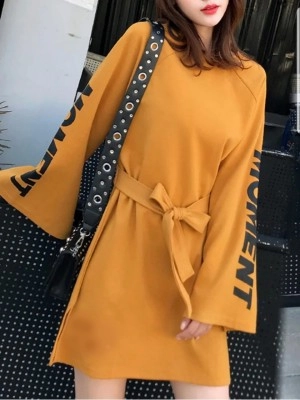 Baju Korea Drs Moment Sm Mustard