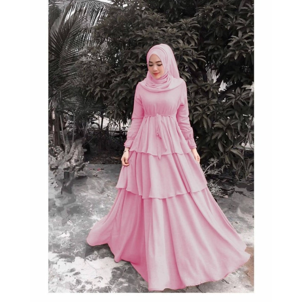 Baju Wanita Hj Maxi Diana Ra Dusty