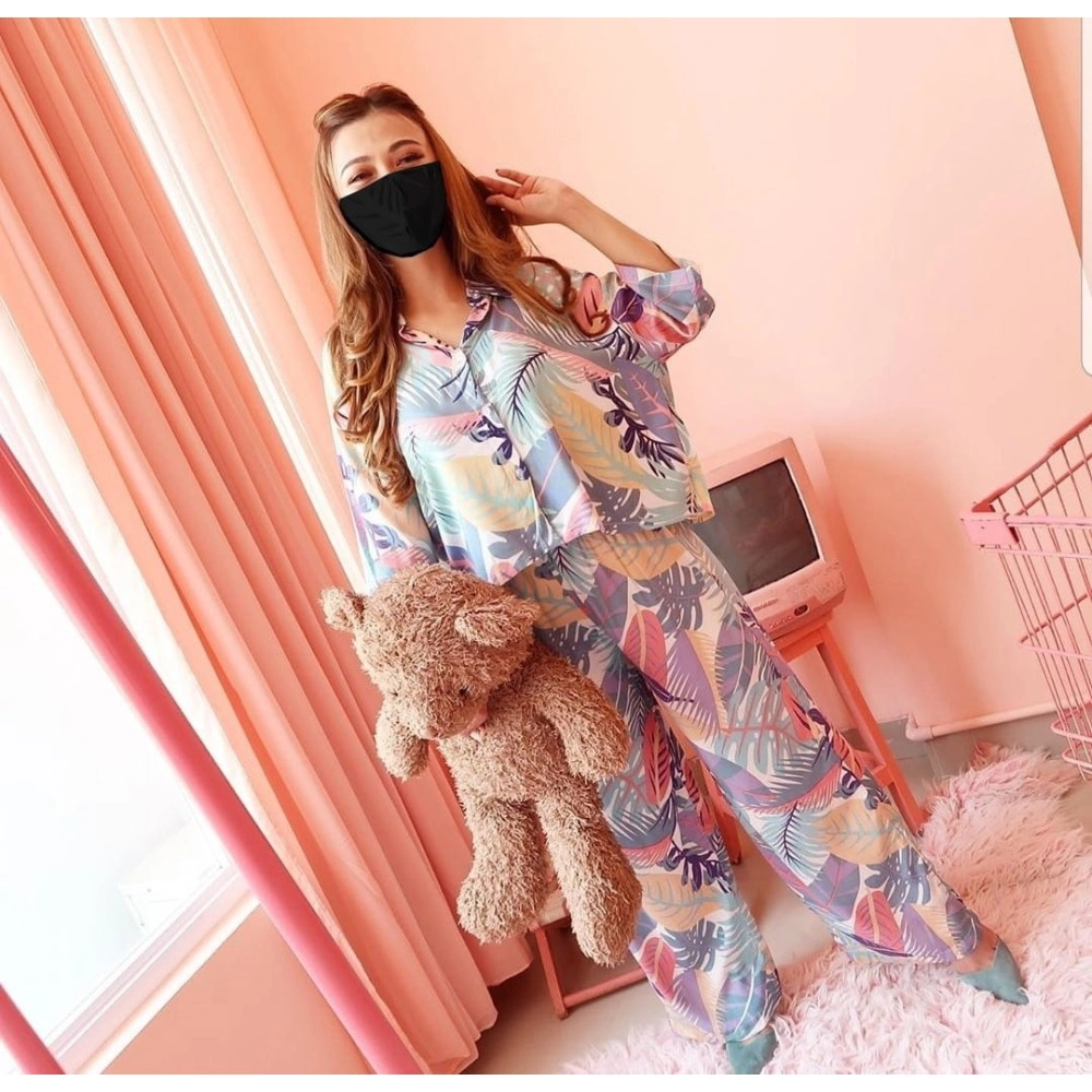 Baju Wanita St Crop Leaf Vl